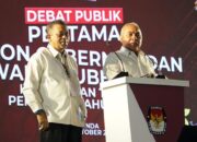 Debat Pilgub Perdana, Isran Noor sindir Takut kritik Mas’ud khawatir dipolisikan
