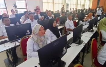 Tingkatkan Kompetensi, ASN Diskominfo Kukar Ikuti Tes Penilaian Berbasis Komputer