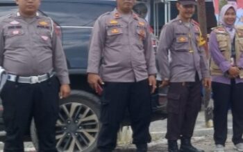 Kampanye Cagub-Cawagub Kaltim Dan Calon Bupati-Calon Wakil Bupati Kukar, Polsek Samboja Lakukan Pengamanan