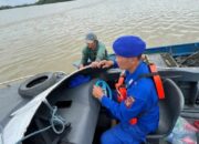 Tingkatkan Kesadaran Nelayan Pada Keselamatan Dan Keamanan Di Perairan, Satpolairud Polres Kutai Kartanegara Kunjungi Kecamatan Anggana