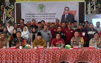 Sosialisasi Peraturan Daerah Nomor 9 Tahun 2023 Di Desa Loa Janan Ulu Dihadiri Polsek Loa Janan